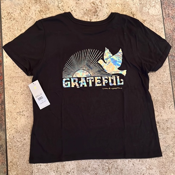 NWT spiritual gangster tee holographic print - Picture 2 of 3